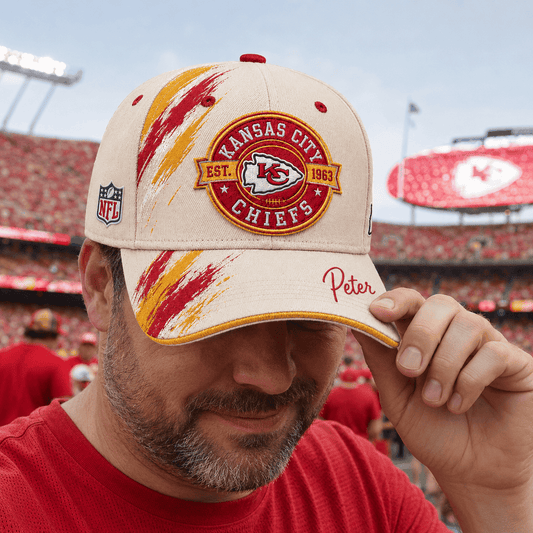 Premium NFL x KC Custom Name Cap For Football Fans Loving Sporty Style 030726