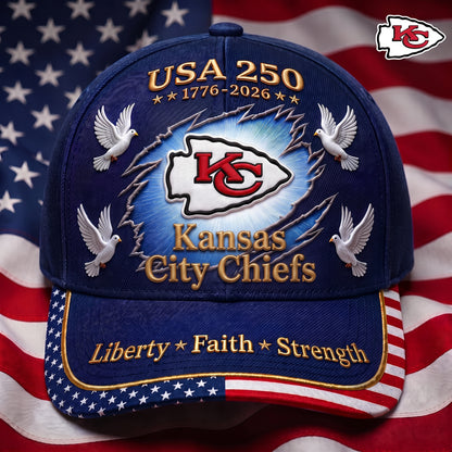 Premium NFL x KCC 250 Years Anniversary Of Freedom Cap V3  260626