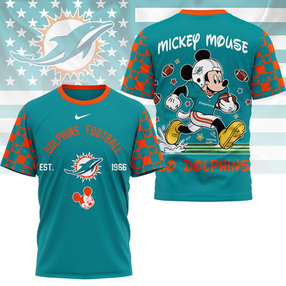 Premium NFL  x MD Mouse Football 3D Shirt NDT VHM