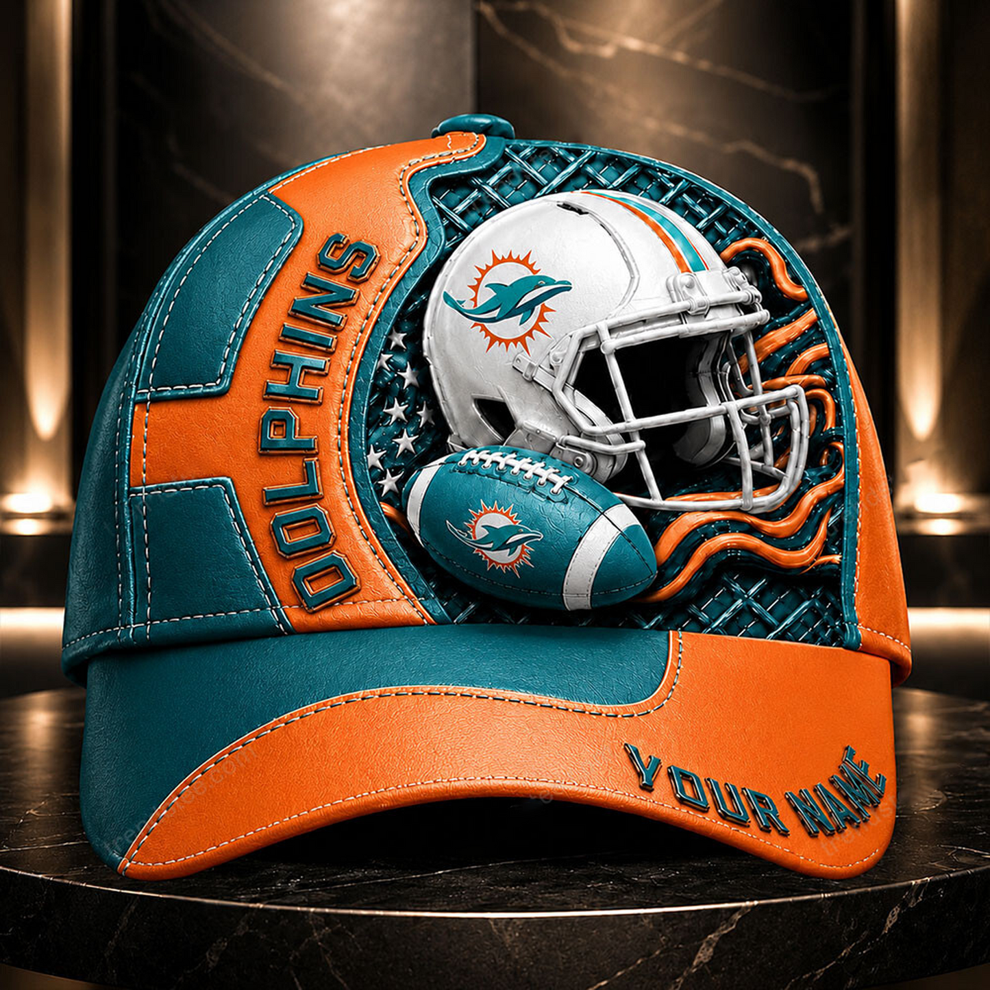 Premium NFL x MIA 3D Custom Cap DATND TANTD 280526