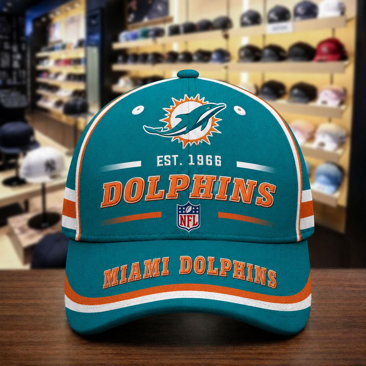 Premium NFL x MIA Cap For Fan 230626