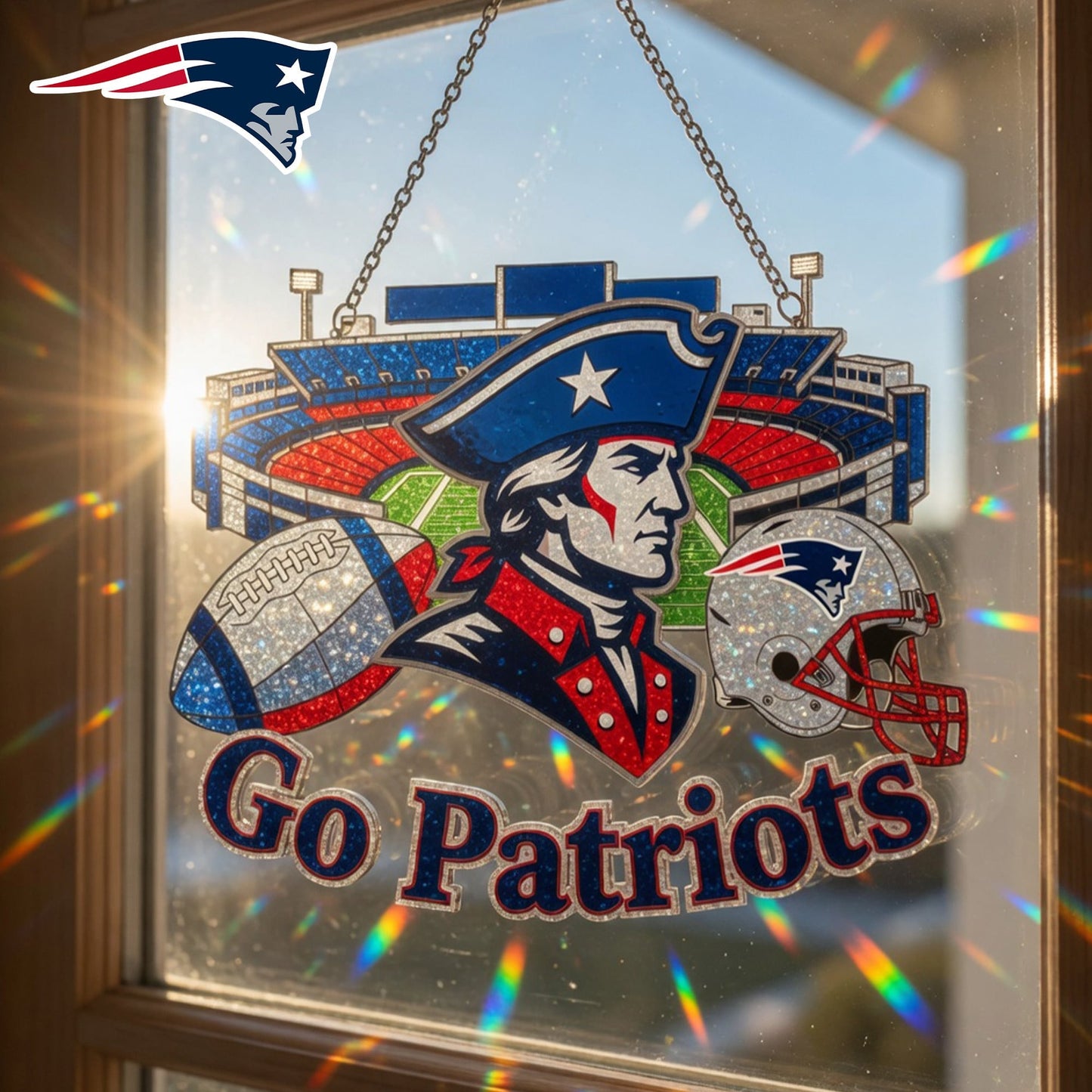 Premium NFL x NEP Game Day Suncatcher NDT LVH 210426