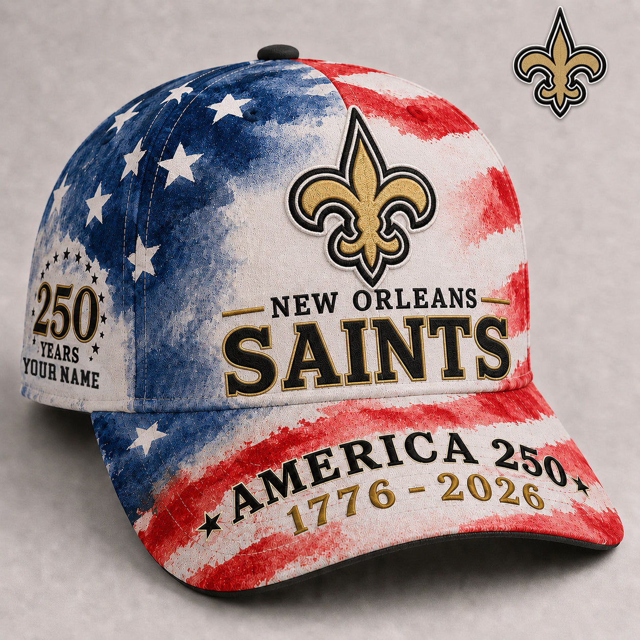 Premium NFL x NO 250 Years Of Freedom Custome Name Cap 160626