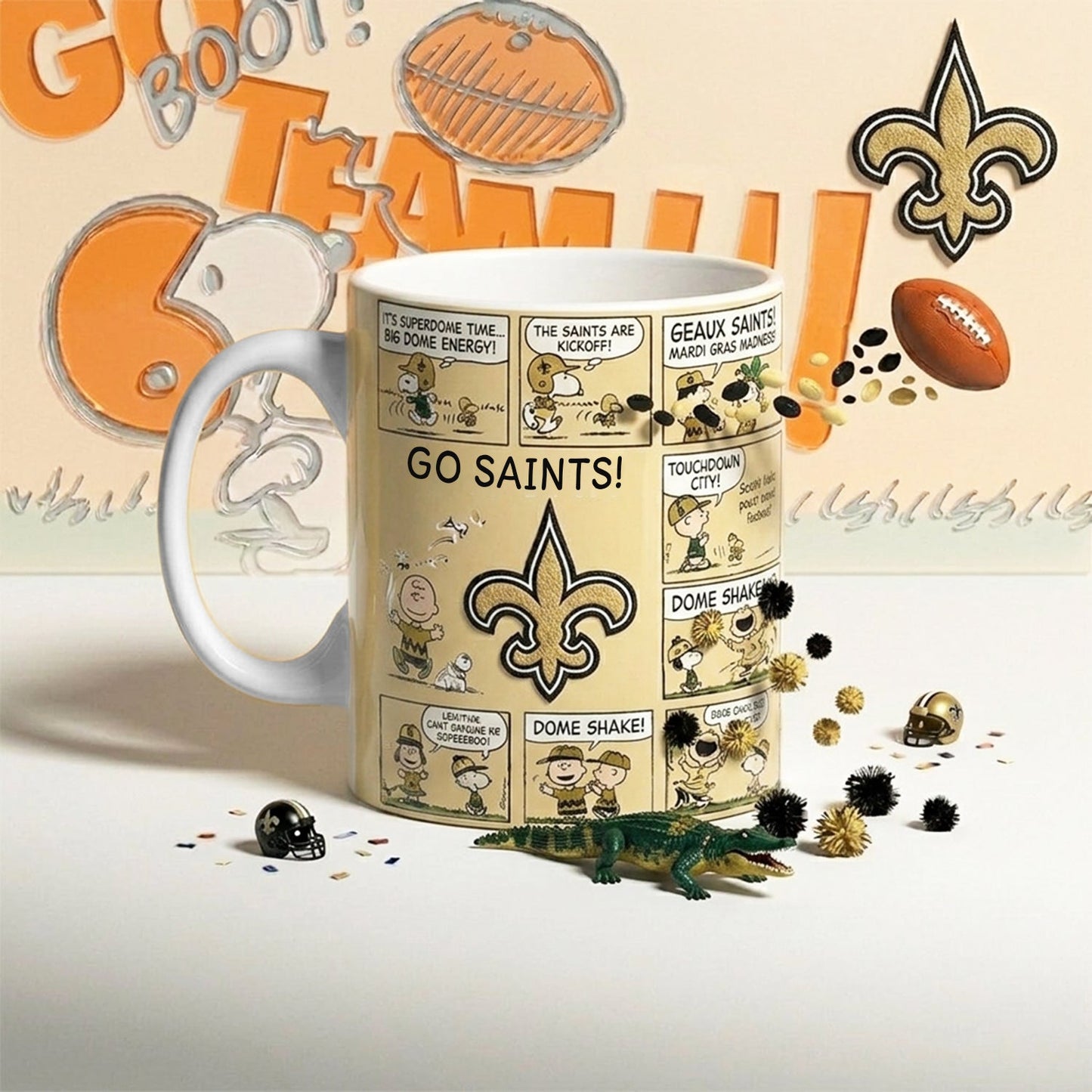 Premium NFL x NO Peanuts Comic Mug NDT NHM 210426