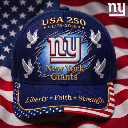Premium NFL x NYG 250 Years Anniversary Of Freedom Cap V3  260626