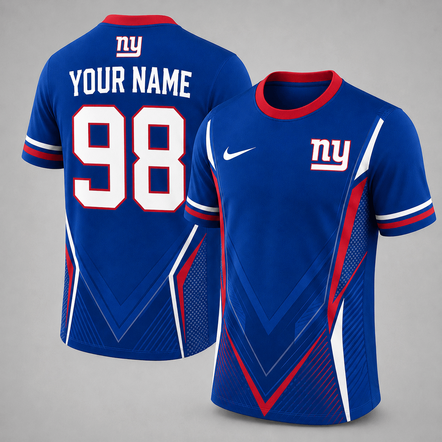 Premium NFL x NYG Custom Name Number Personalized Athletic T-Shirt 220626