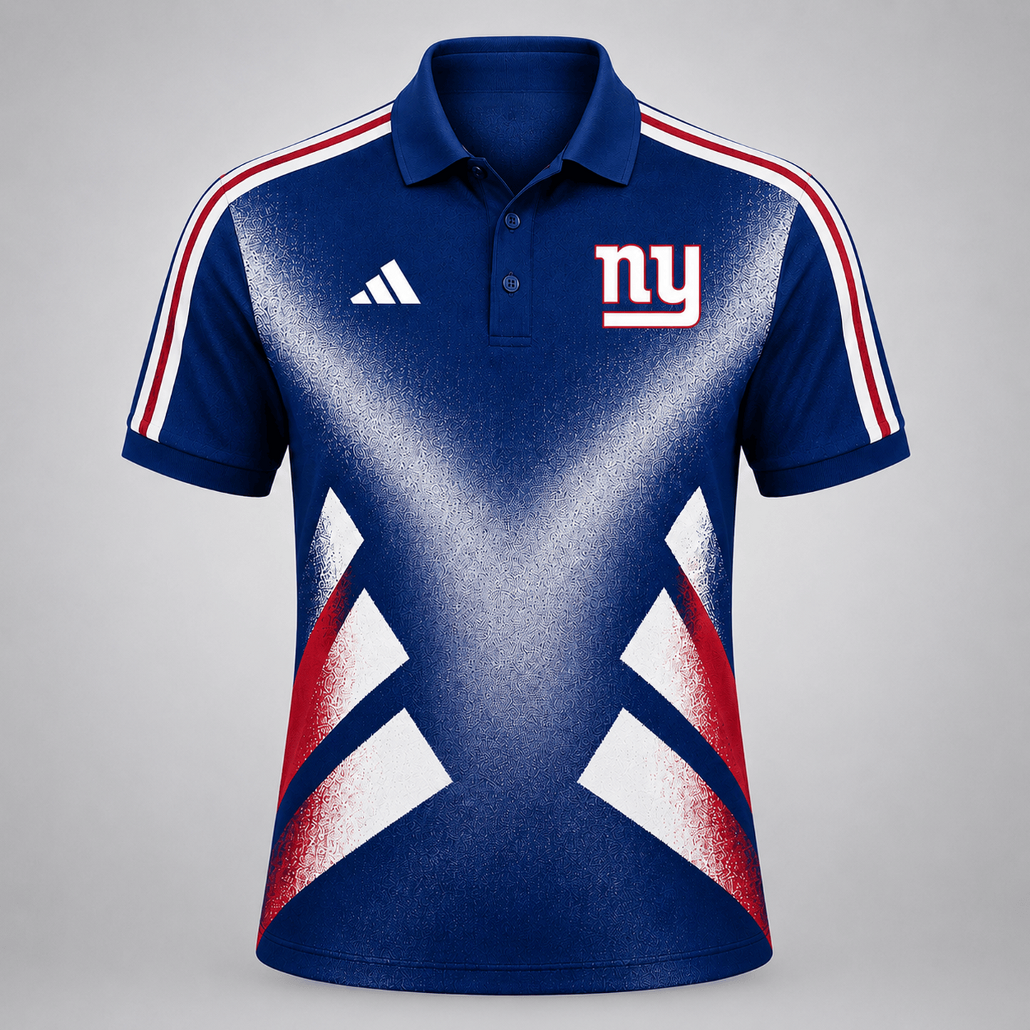 Premium NFL x NYG Sports Fan Geometric Pattern Polo Shirt 270626
