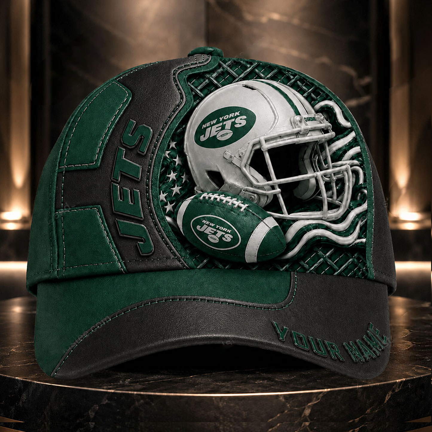 Premium NFL x NYJ 3D Custom Cap DATND TANTD 280526