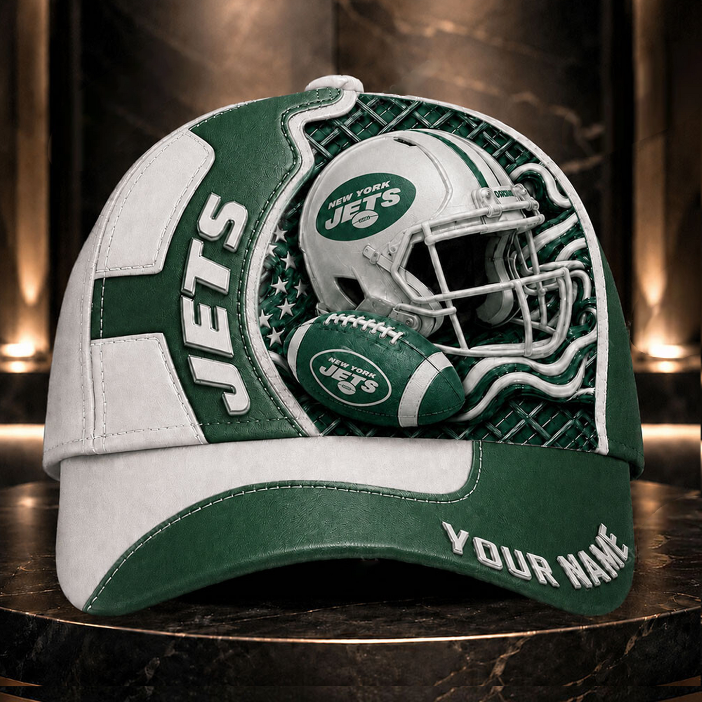 Premium NFL x NYJ 3D Custom Cap DATND TANTD 280526