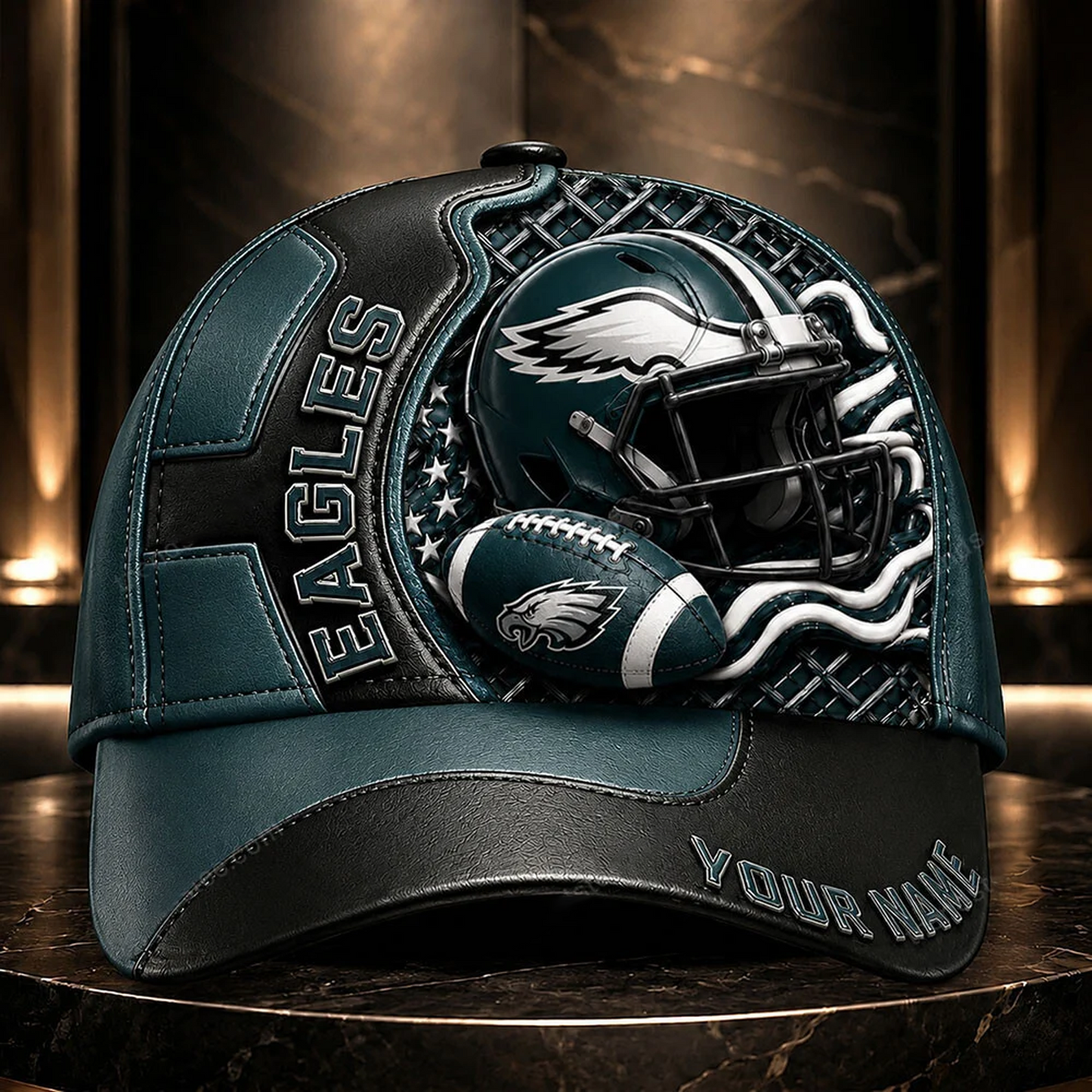 Premium NFL x PHI 3D Custom Cap DATND TANTD 280526