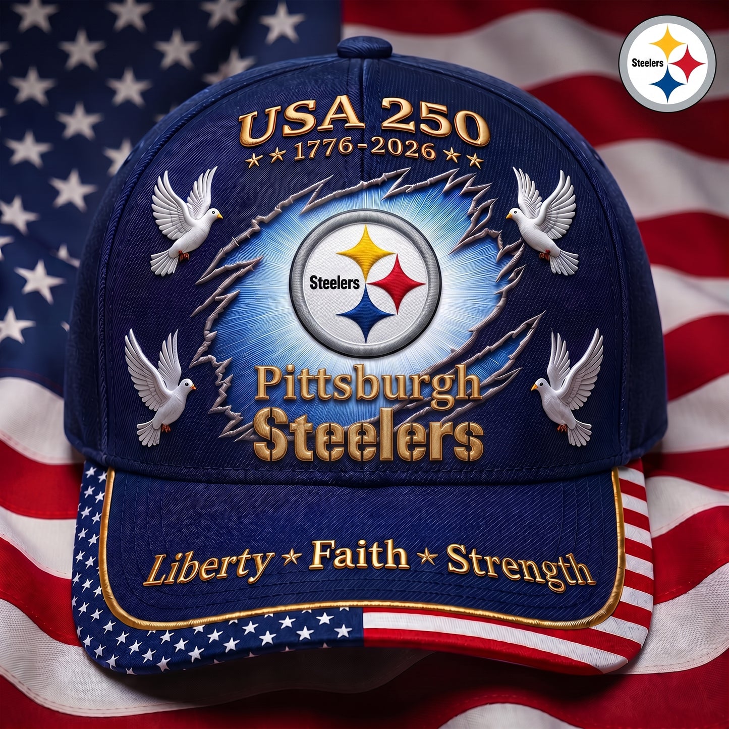 Premium NFL x PS 250 Years Anniversary Of Freedom Cap V3  260626