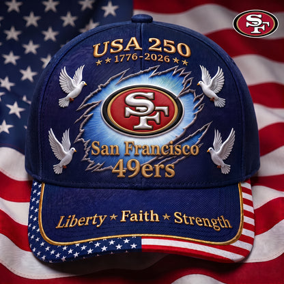 Premium NFL x SF 250 Years Anniversary Of Freedom Cap V3  260626
