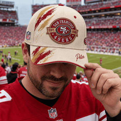 Premium NFL x SF Custom Name Cap For Football Fans Loving Sporty Style 030726