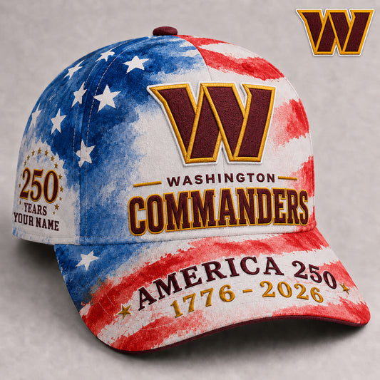 Premium NFL x WAS 250 Years Of Freedom Custome Name Cap 160626