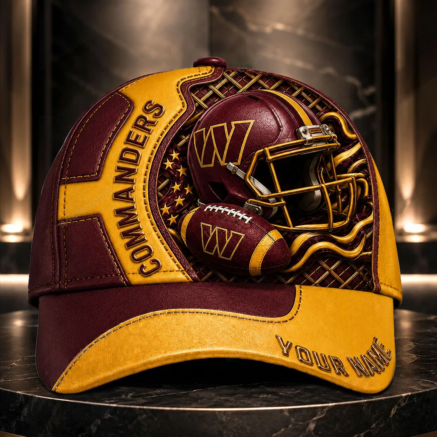 Premium NFL x WAS 3D Custom Cap DATND TANTD 280526