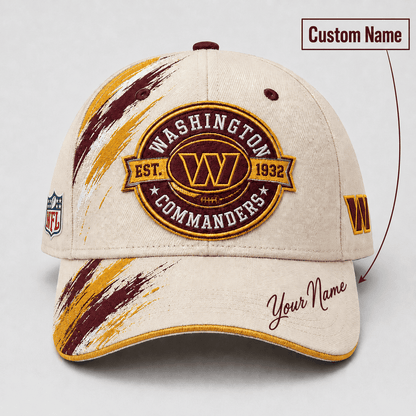 Premium NFL x WAS Custom Name Cap For Football Fans Loving Sporty Style 030726