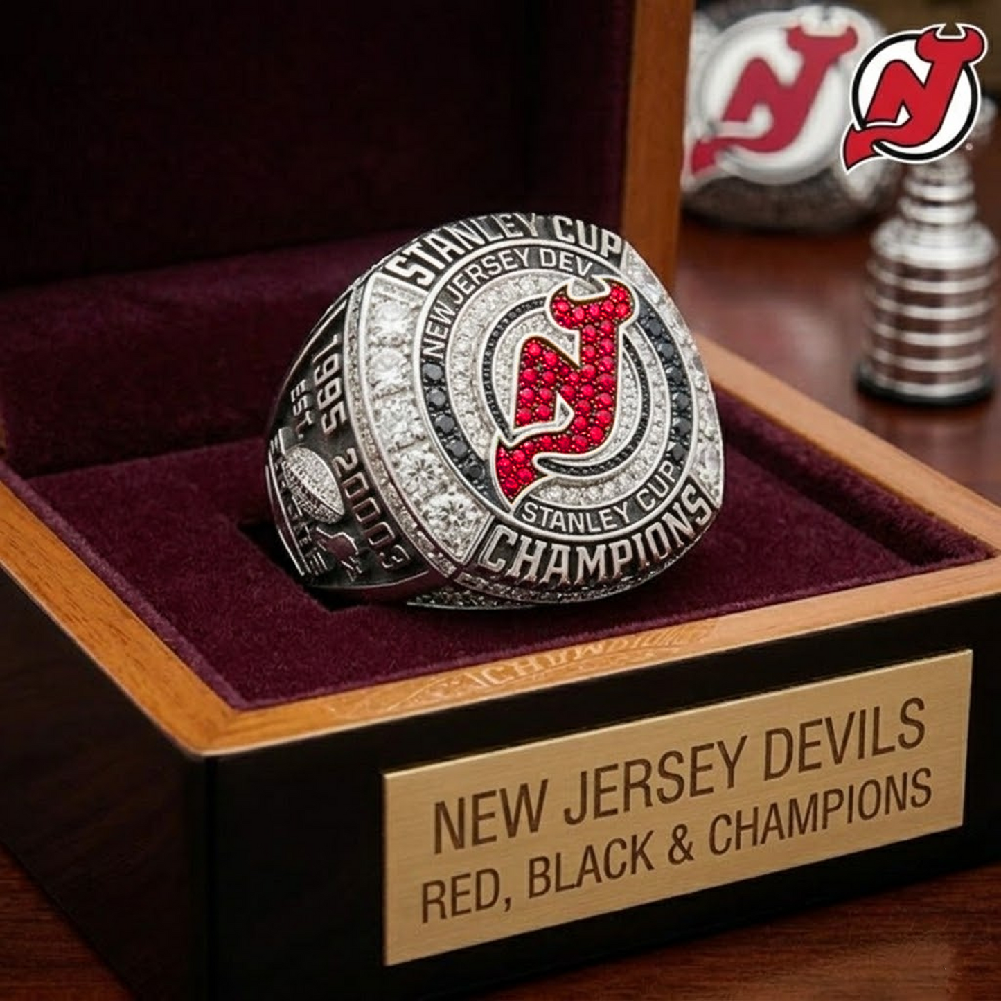 Premium NHL x NJD Ring DATND TANTD 220426