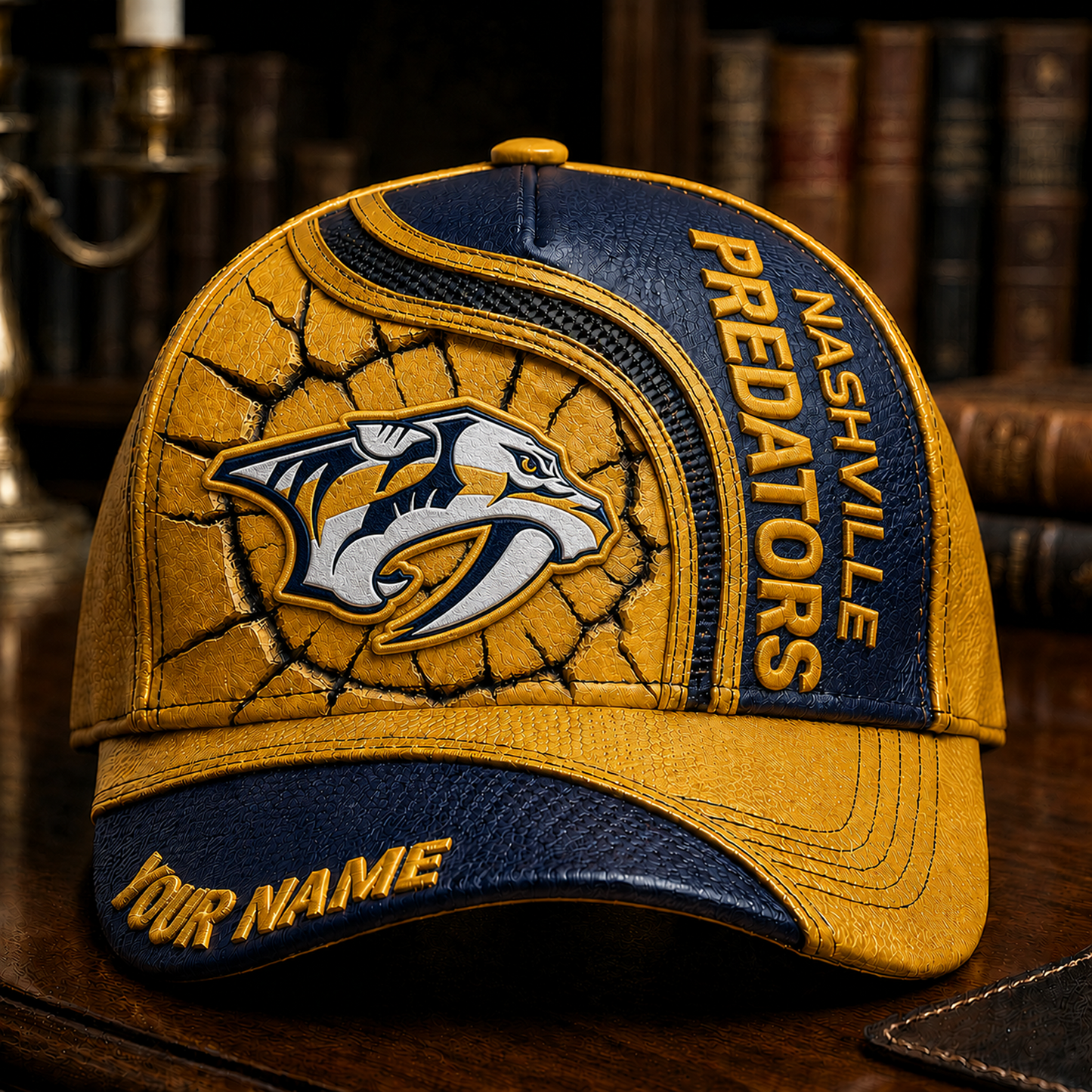 Premium NHL x NSH 3D Cap DATND TANTD 250526