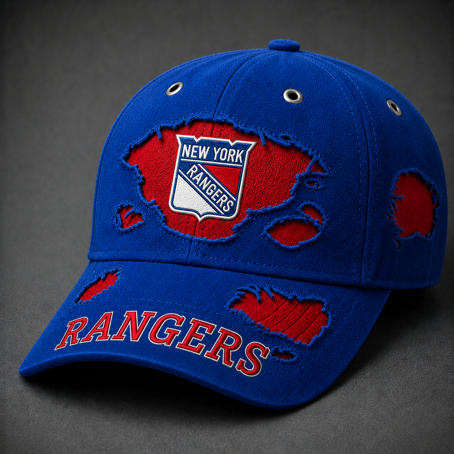 Premium NHL x NYR Scratch Pattern Cap DATND TANTD 260526