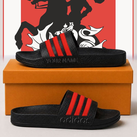 Premium NRL x DRA Adidas Slide Slippers Custom Gifts For Fan - Limited Edition NDT NHM 030626