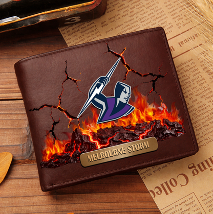 Premium NRL x MS 3D Ember Embossed Lucky Wallet NDT VHM