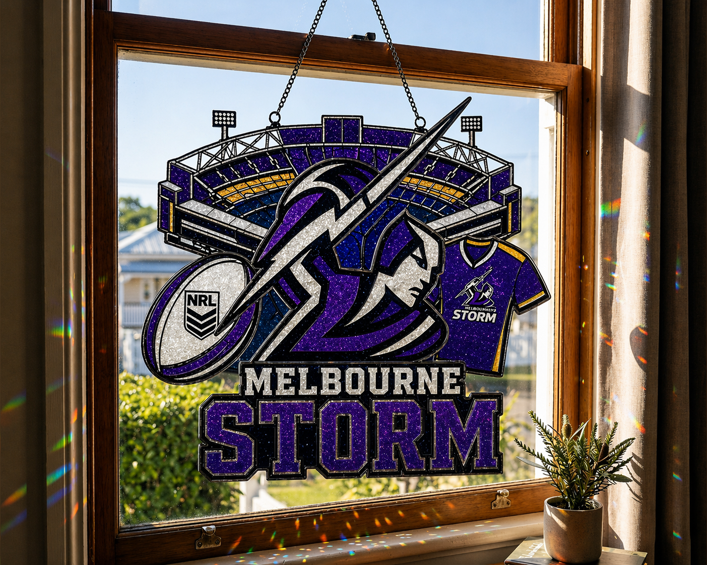 Premium NRL x MS Game Day Suncatcher NDT LVH 210426