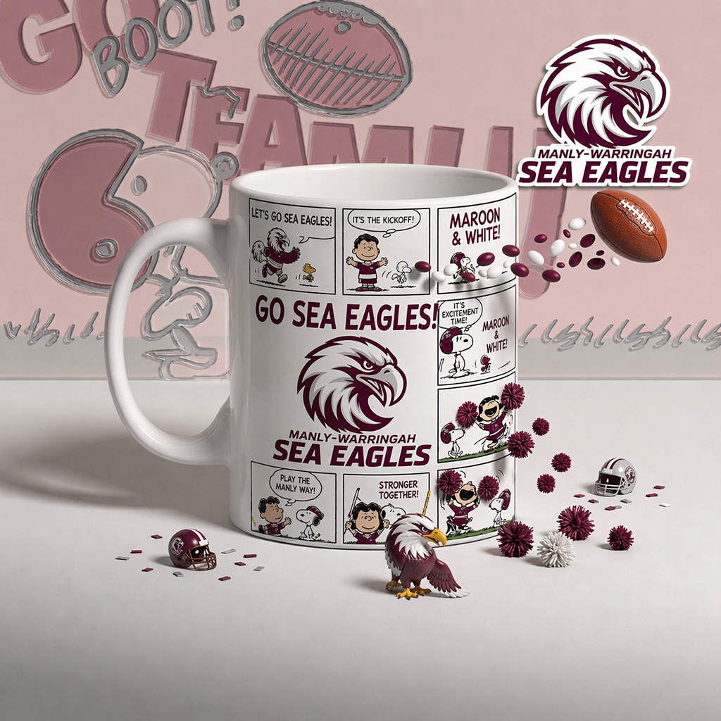 Premium NRL  x MSE Peanuts Comic Mug NDT LVH 200426