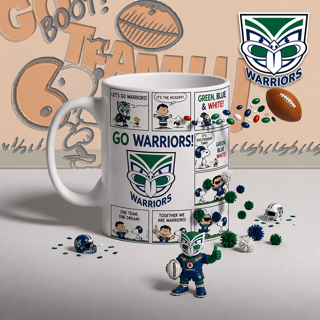 Premium NRL  x WAR Peanuts Comic Mug NDT LVH 200426
