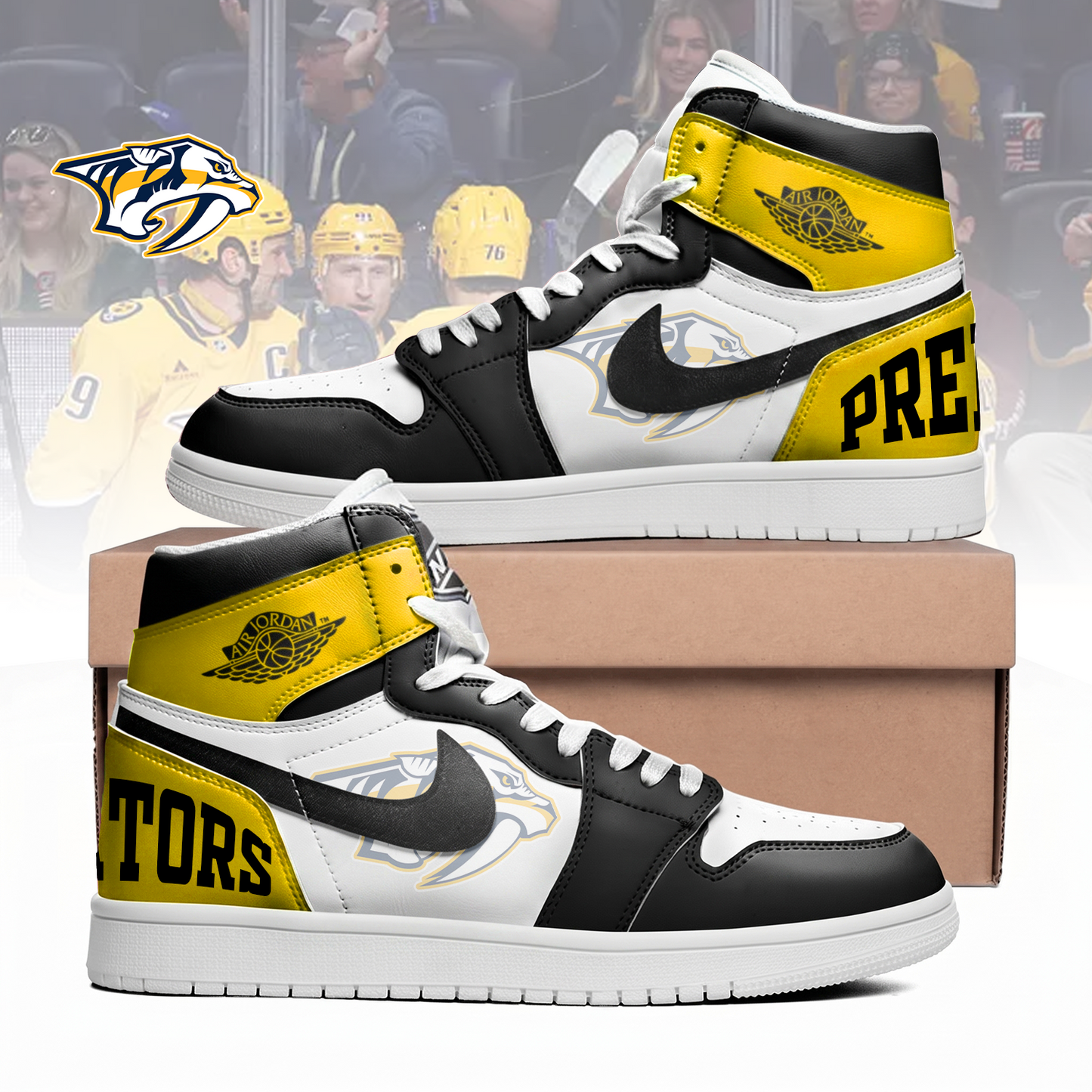 Premium NSH x NHL Teams High Top Sneakers DATND TANTD 090526
