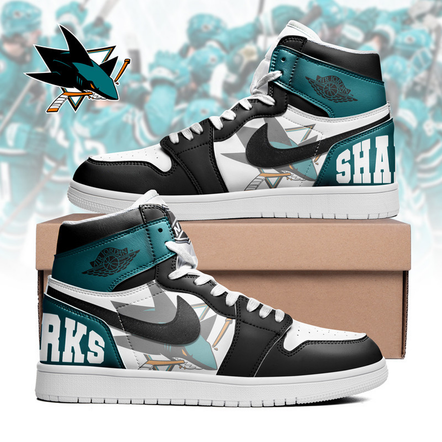Premium SJS x NHL Teams High Top Sneakers DATND TANTD 090526
