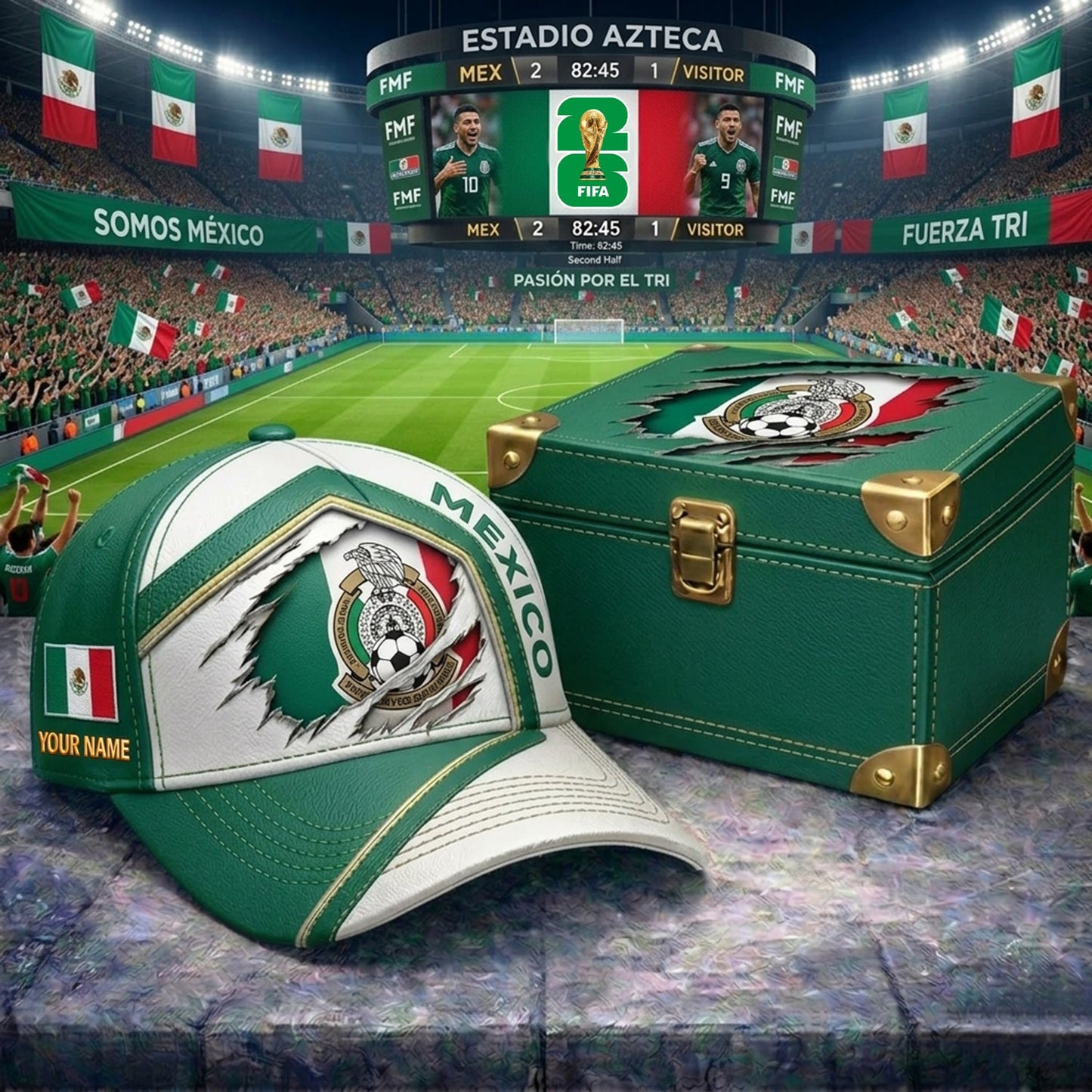 Premium WC26 x MEX CRACK CUSTOME NAME HAT NDT NHM 200526