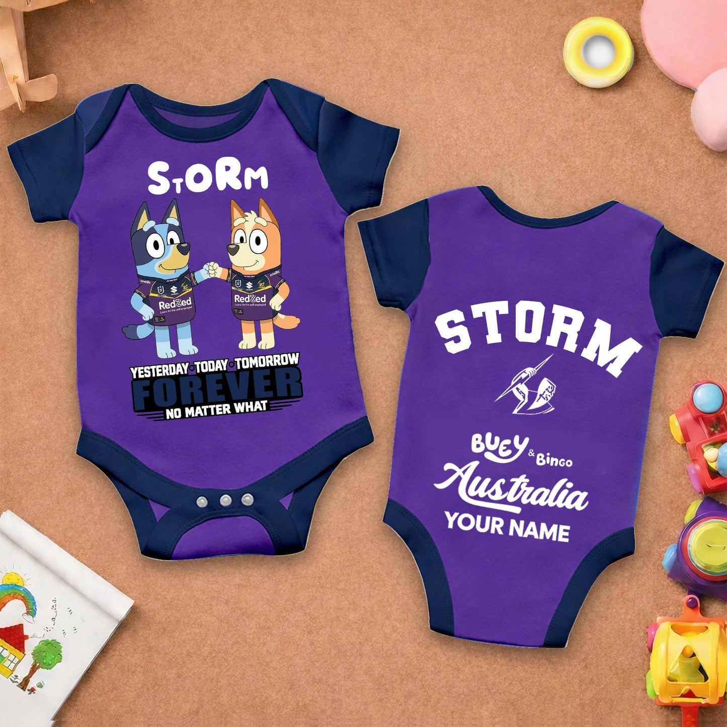 Premium x MS New Baby Romper Cusstom Name For Kids NDT LVH v2