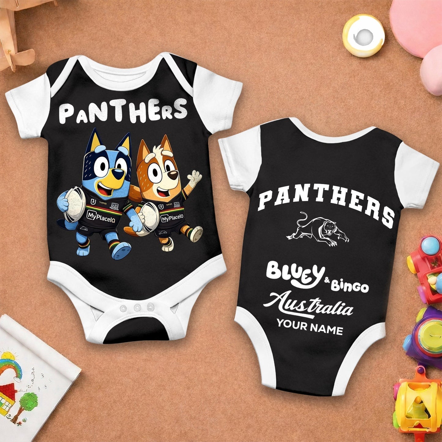 Premium x PP New Baby Romper Custom Name For Kids NDT LVH