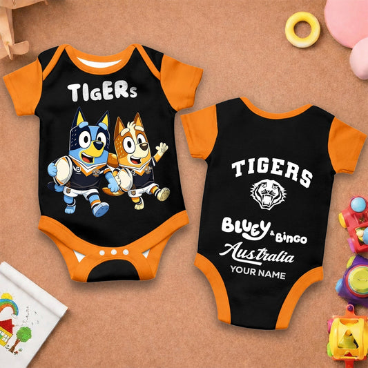 Premium x WT New Baby Romper Custom Name For Kids NDT LVH