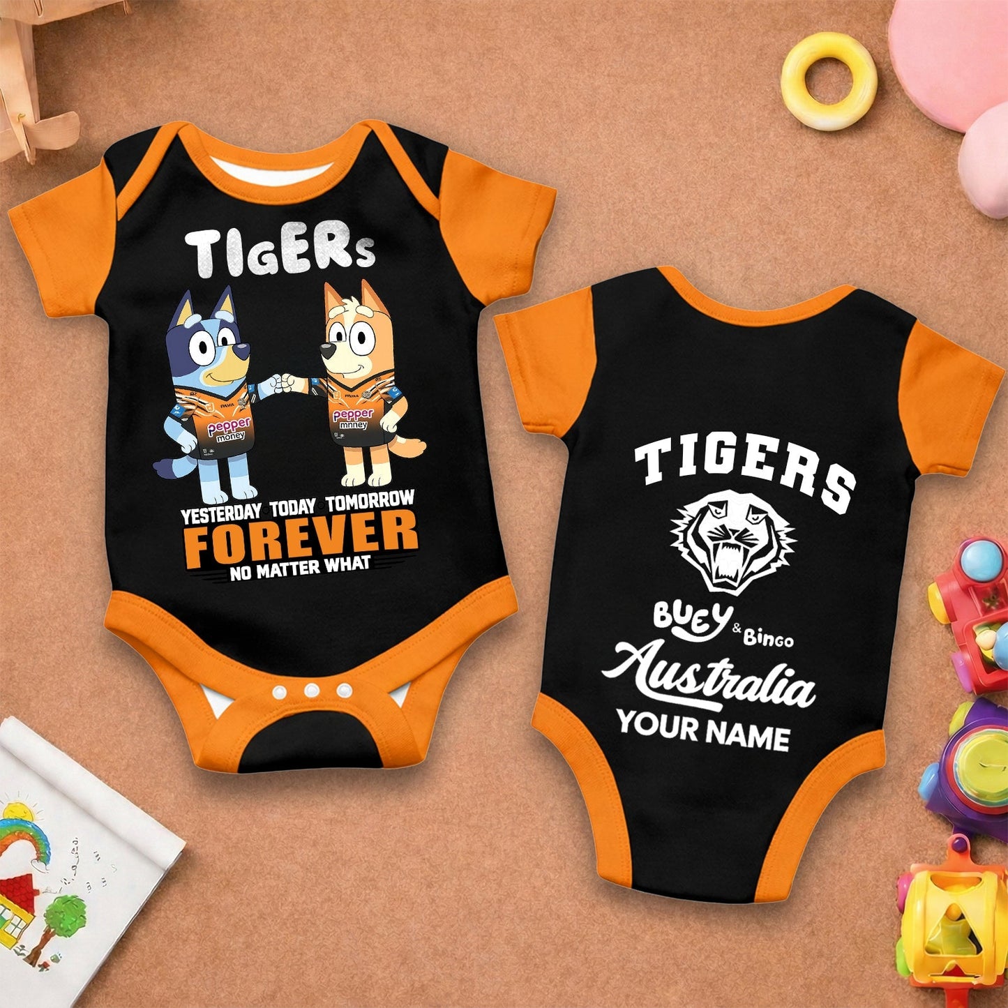 Premium x WT New Baby Romper Cusstom Name For Kids NDT LVH v2