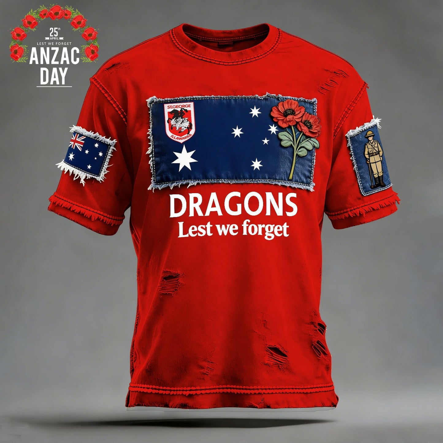 Premium NRL X DRA Retro ANZAC Day Limited Editions NDT NHM 140326