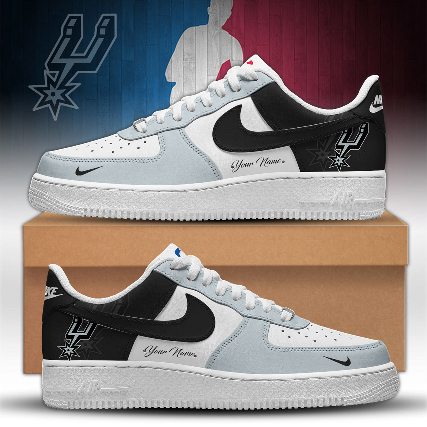 SAS x NBA Aj1 Low Play Offs 2026 V1 DATND TANTD 020626