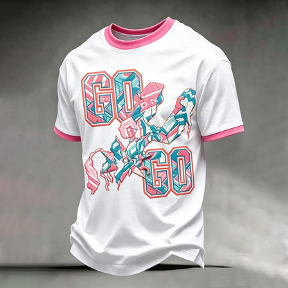 SAS x NBA Men's Basketball Lovers Print Casual TShirt V4 0206 DatND DVT