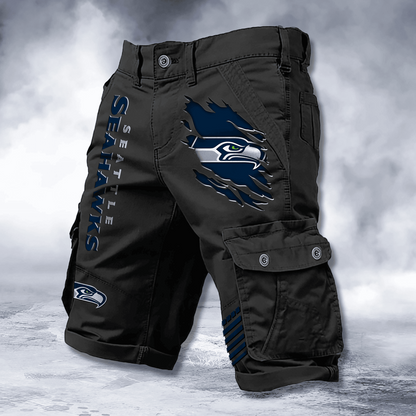 SEA x NFL Cotton Cargo Shorts DATND TANTD 2705