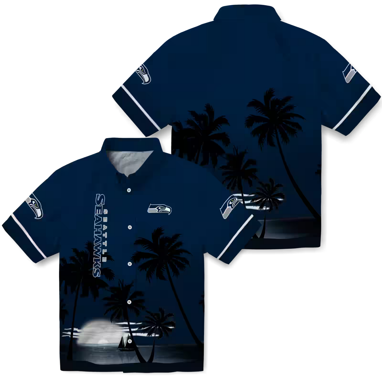 SEA x NFL Hawaiian Shirt ƒ?? Beach Sunset DATND TANTD 270526