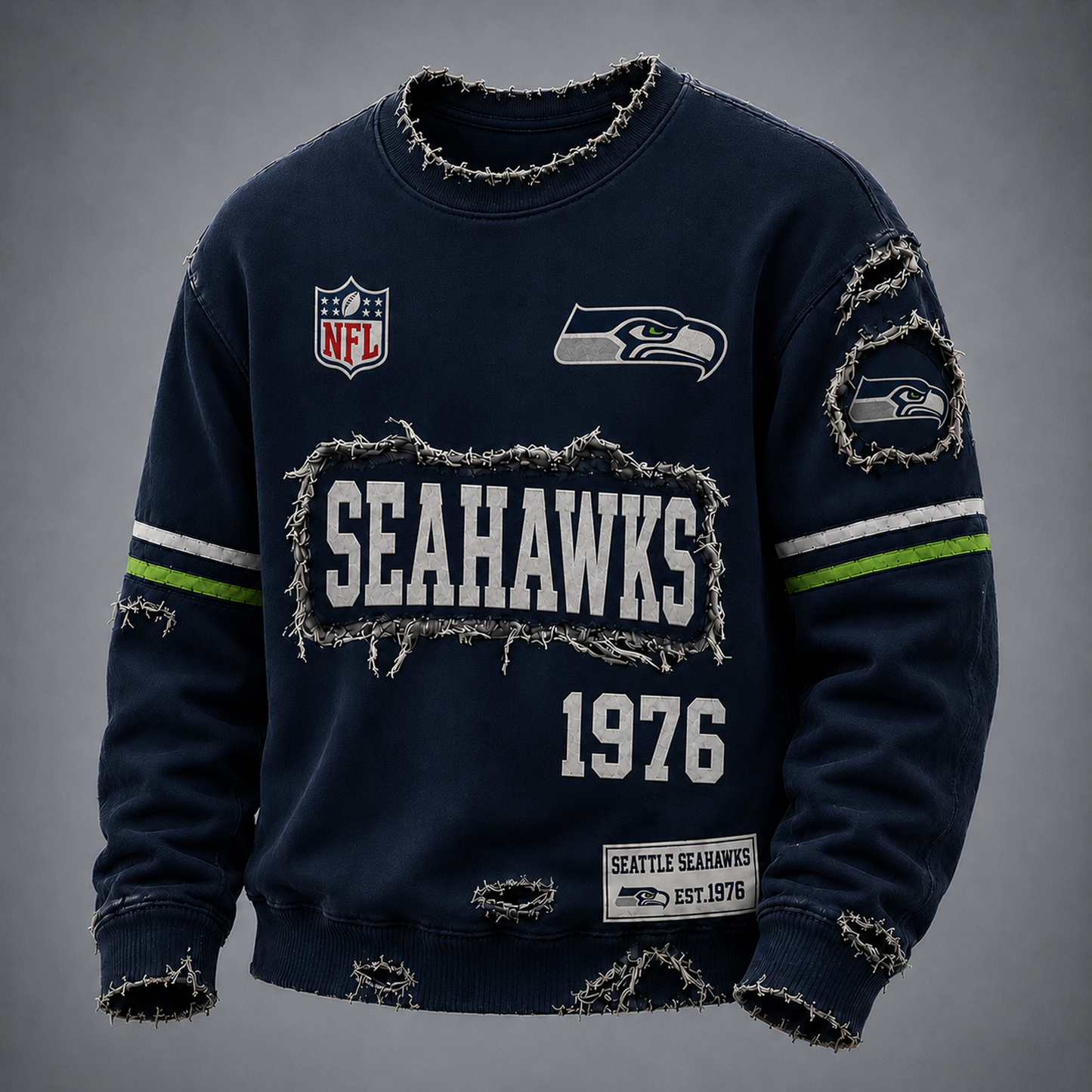 SEA x NFL Luxury Classic Sweatshirt 0606 DatND DVT