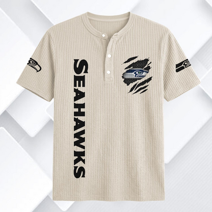 SEA x NFL Waffle Short-Sleeve Shirt 2205 DatND DVT