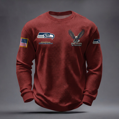 SEA x NFL Waffle Sweatshirt DatND DVT