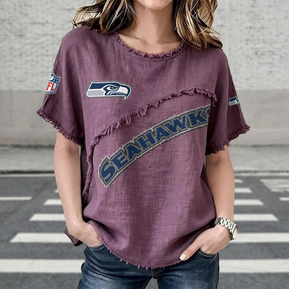 SEA x NFL Womenƒ??s Vintage O-Neck 2905 DatND DVT