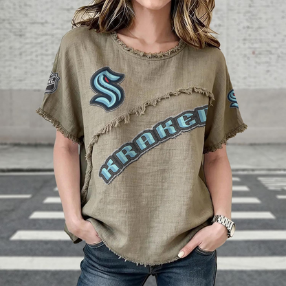 SEA x NHL Womenƒ??s Vintage O-Neck 2905 DatND DVT