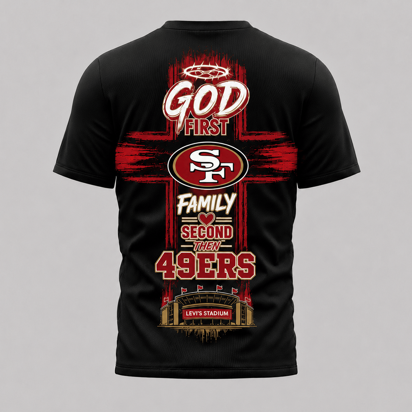 SF x NFL Faith Family Team Pride 3D T-Shirt 0207