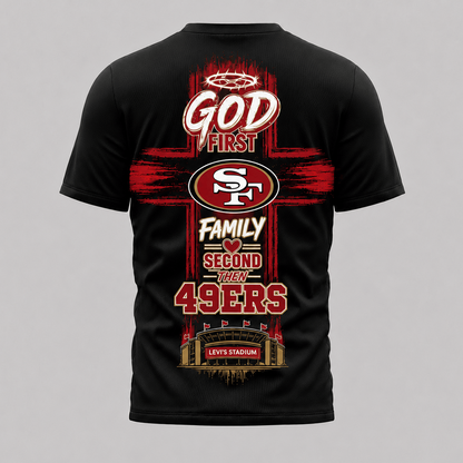 SF x NFL Faith Family Team Pride 3D T-Shirt 0207