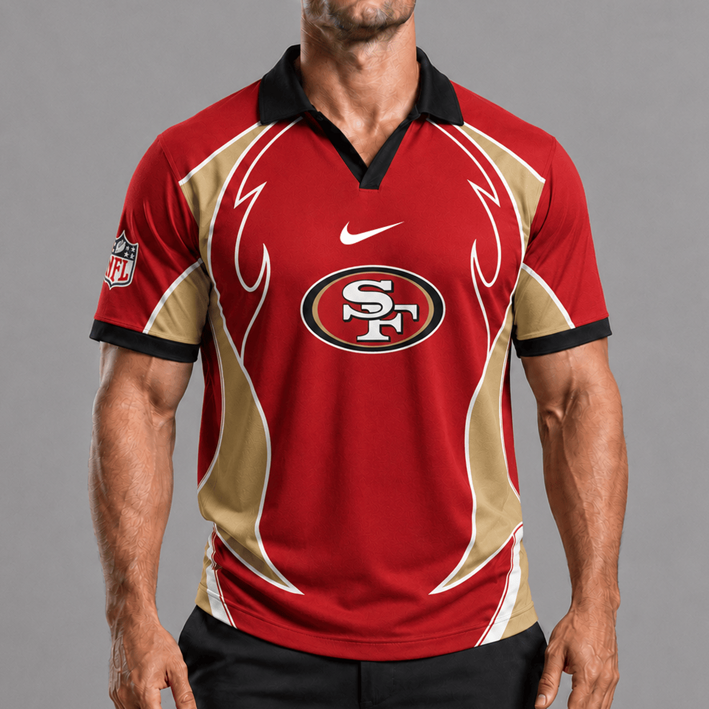 SF x NFL Premium Rugby Polo Shirt 1506