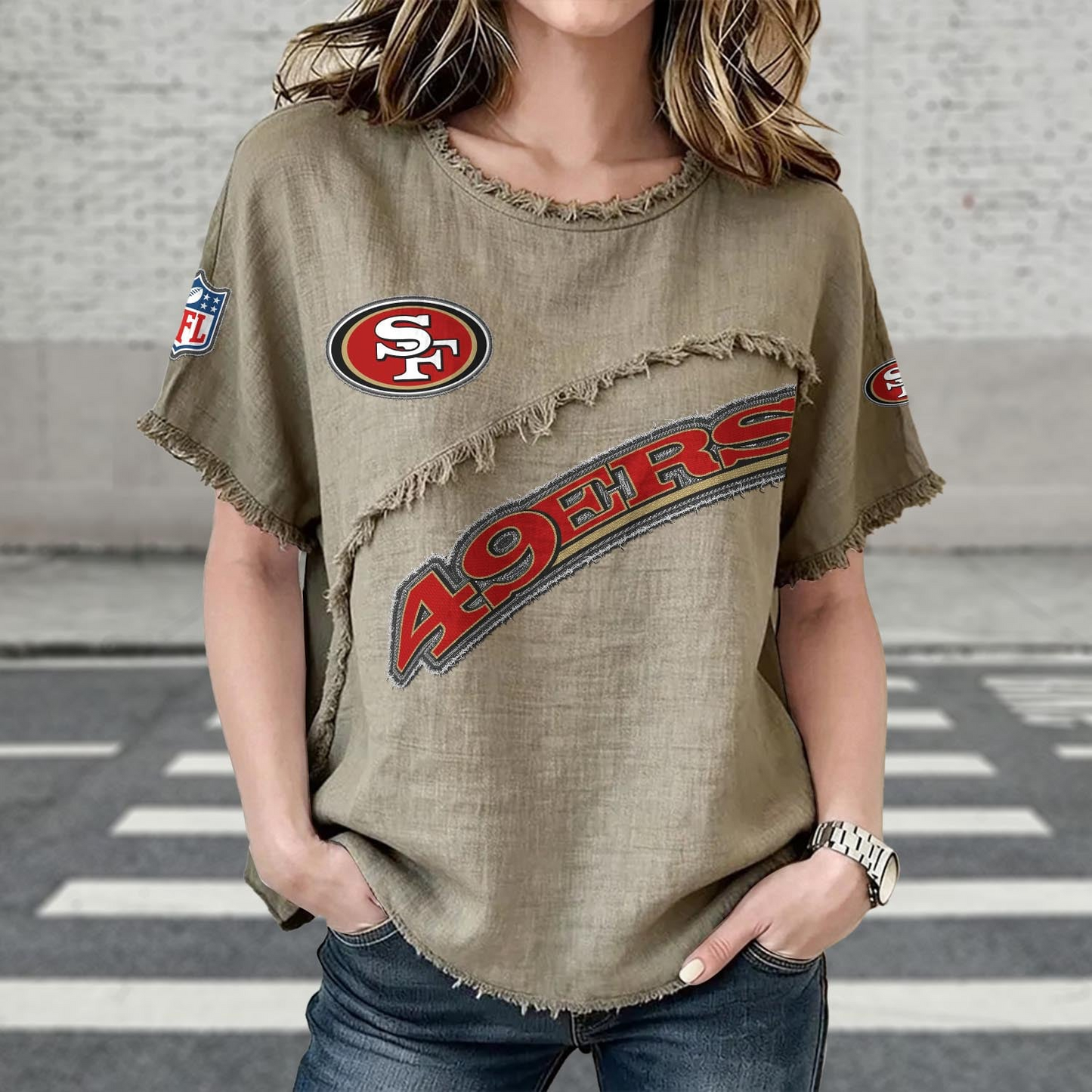 SF x NFL Womenƒ??s Vintage O-Neck 2905 DatND DVT