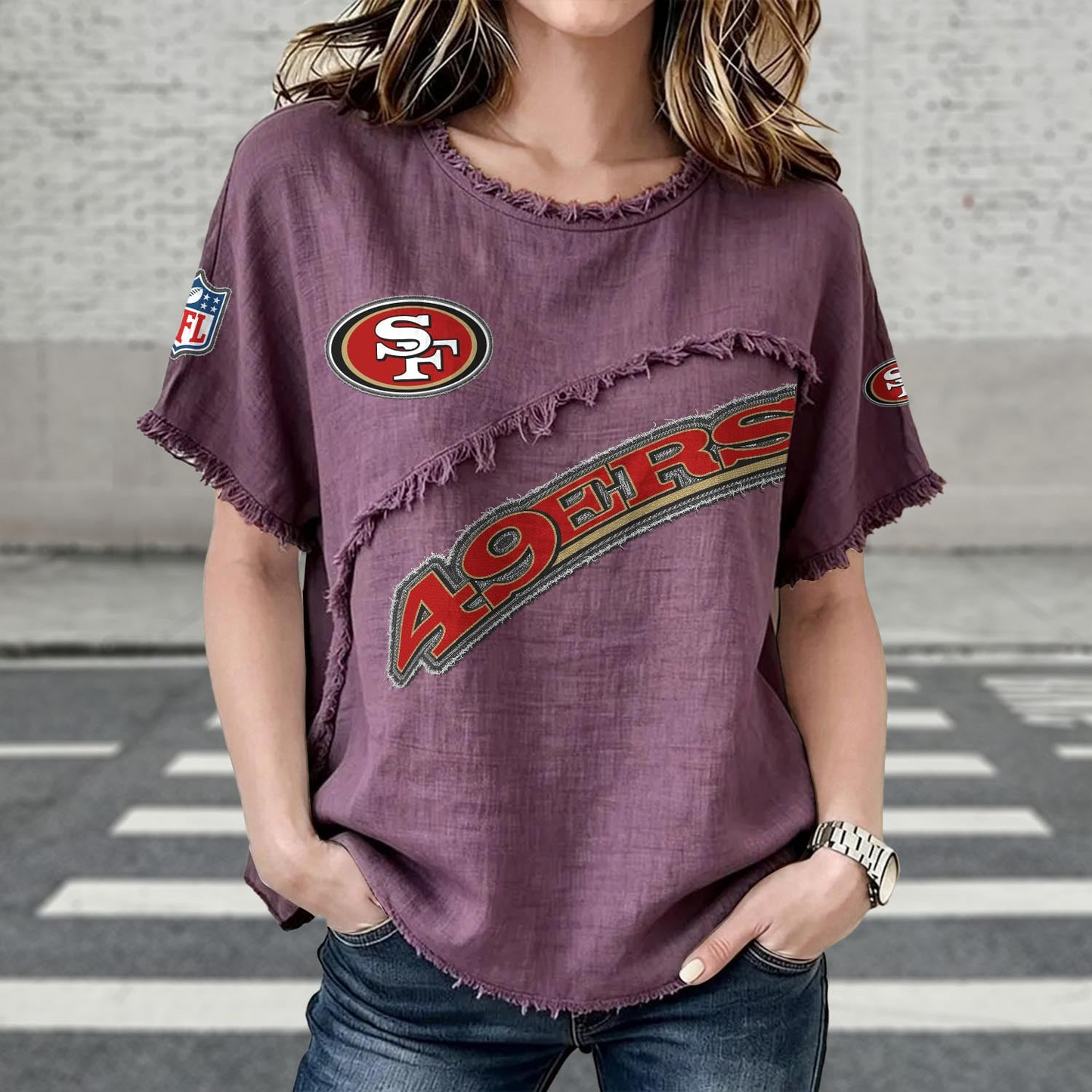 SF x NFL Womenƒ??s Vintage O-Neck 2905 DatND DVT